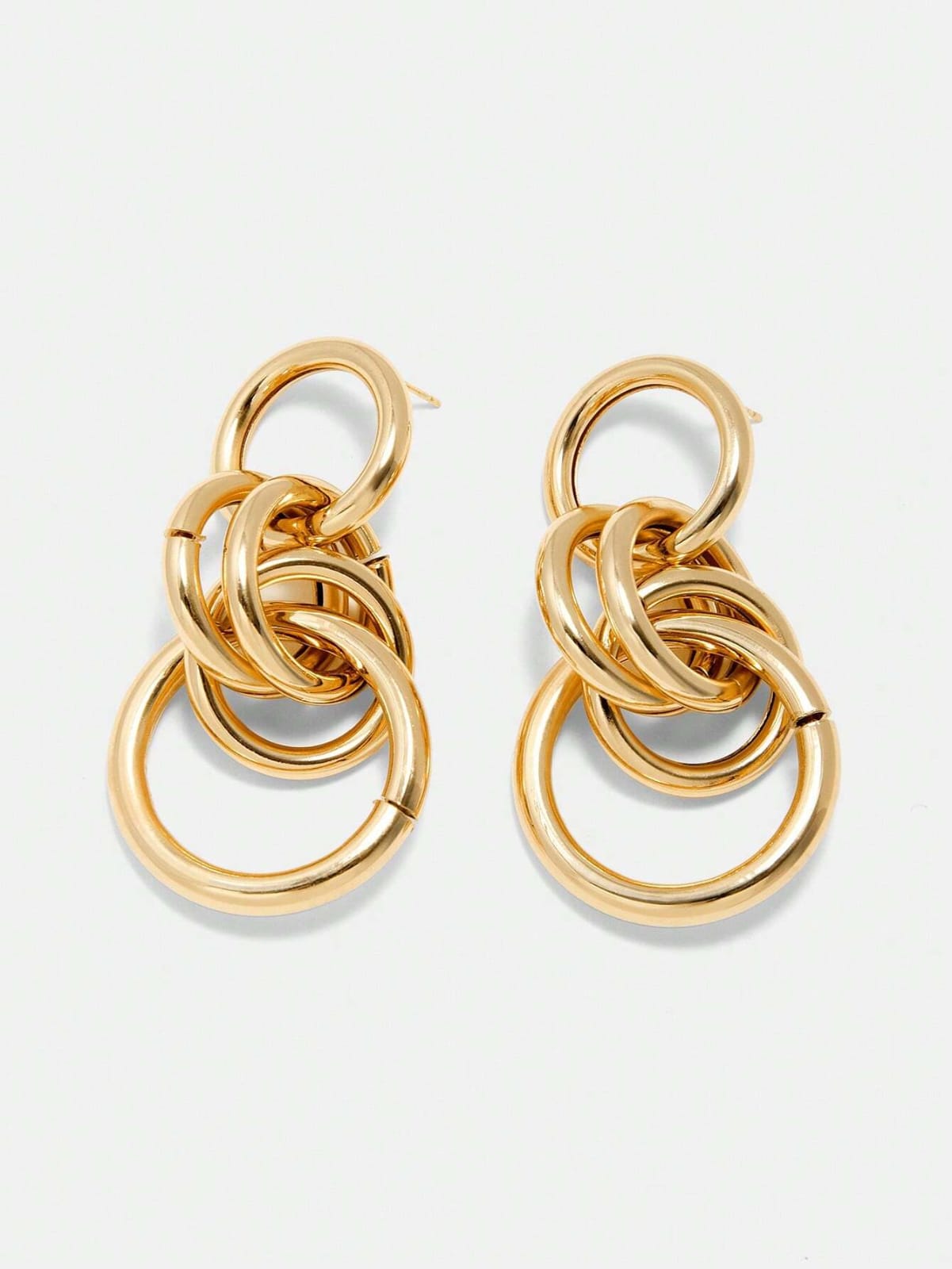 Aretes Argollas - Dorado