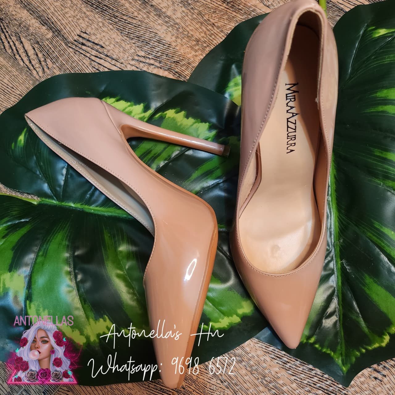 Stilettos Rosa Nude -Sharol - Talla 7