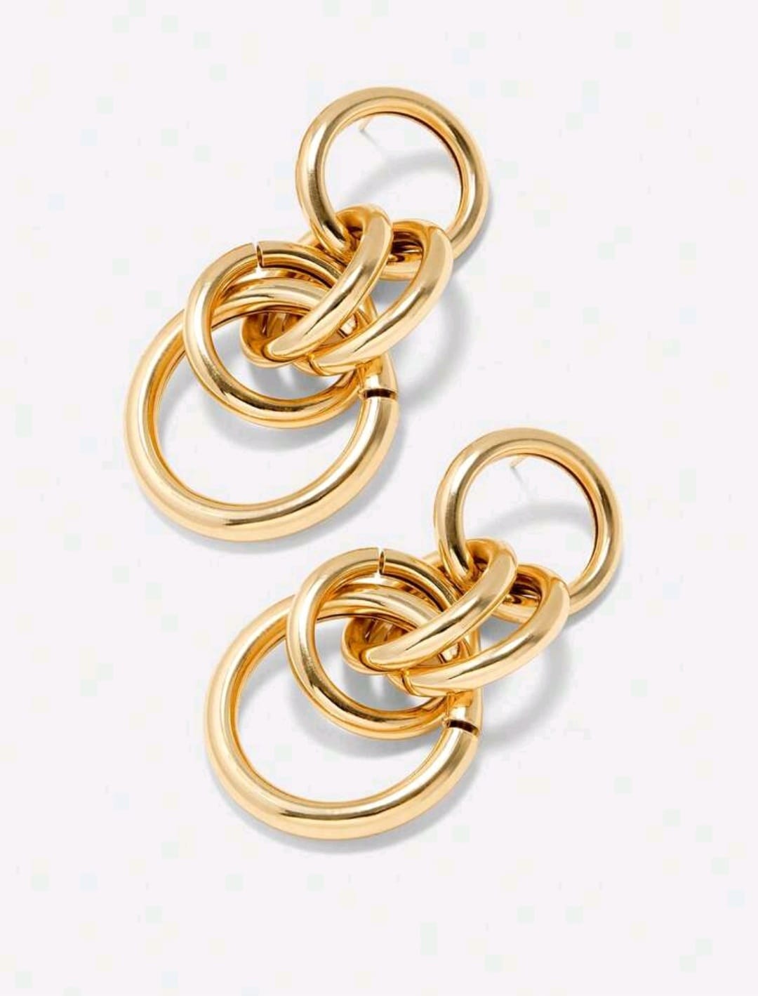 Aretes Argollas - Dorado