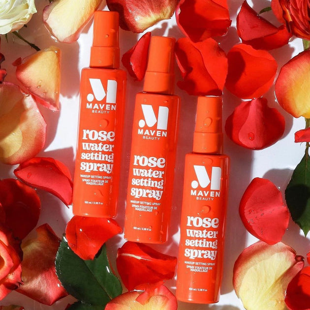 Maven Beauty Rose Water Setting Spray 100ml-  Fijador de Maquillaje a base de Rosas