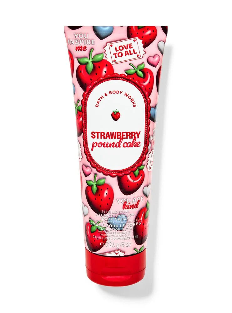 BATH & BODY WORKS Colección STRAWBERRY POUND CAKE