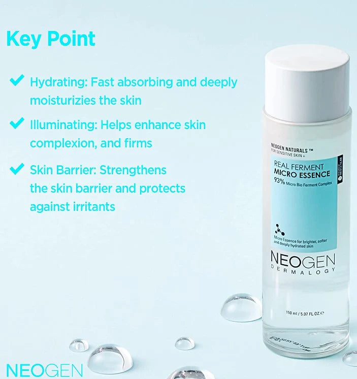 Neogen Real Ferment Micro Essence 20ml - Esencia Hidrantante e iluminadora