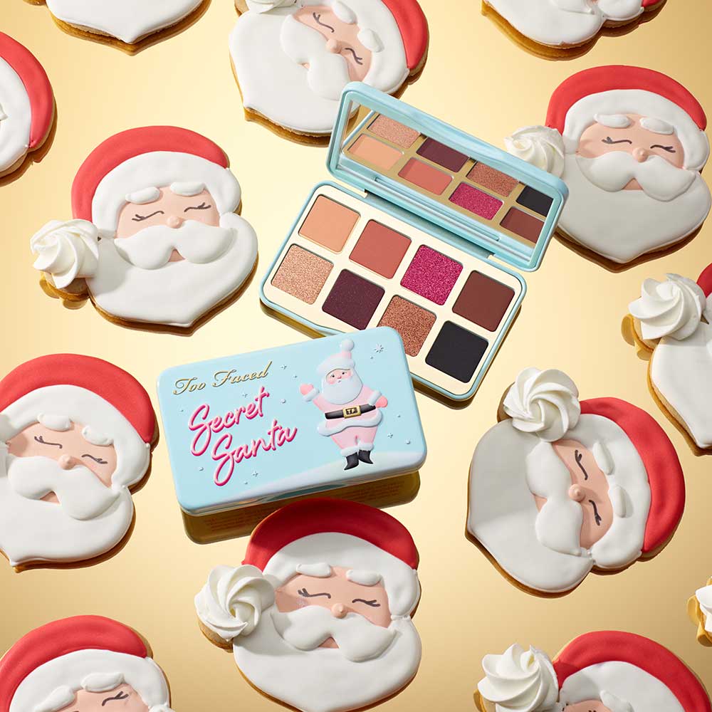 Too Faced Secret Santa Eyeshadow - Sombras para Ojos Navideñas