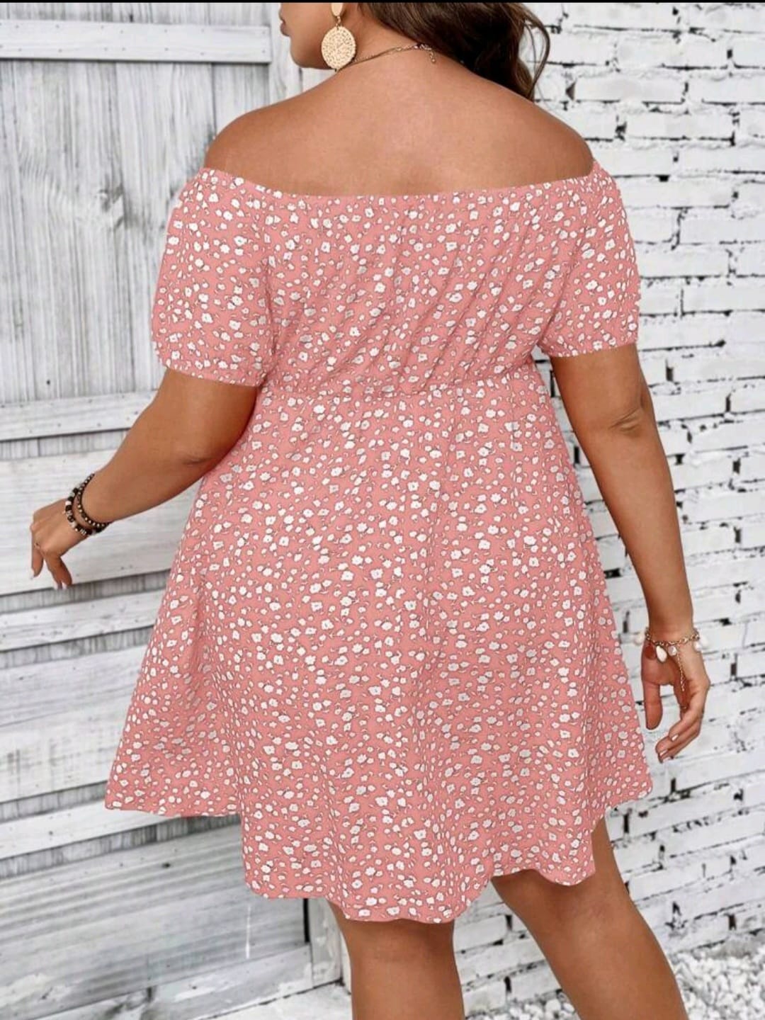 Vestido Rosa - Stretch - Talla XL