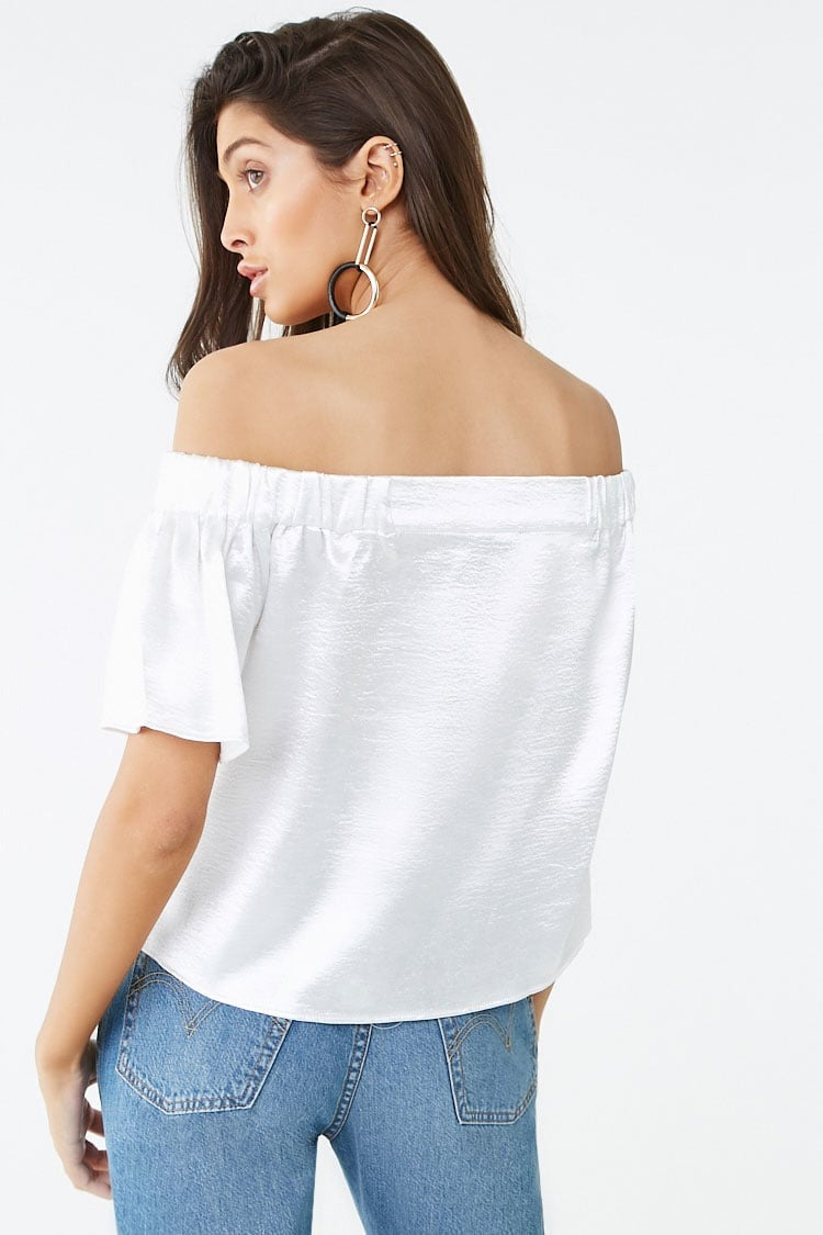 Top Blanco - Poco Stretch -  Talla L