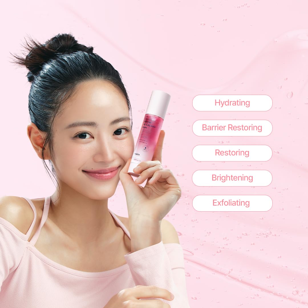 Real Complexion Hyaluron Pink Capsule Serum 50ml - Suero Hidratante de Acido Hialurónico.-Producto Coreano