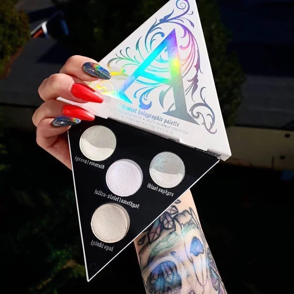 KAT VON D The Alchemist Holographic Palette - Paleta Holografica Iluminadora y Sombras para Ojos