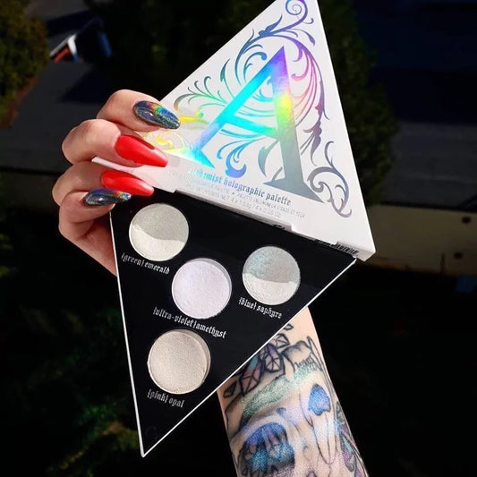 KAT VON D The Alchemist Holographic Palette - Paleta Holografica Iluminadora y Sombras para Ojos