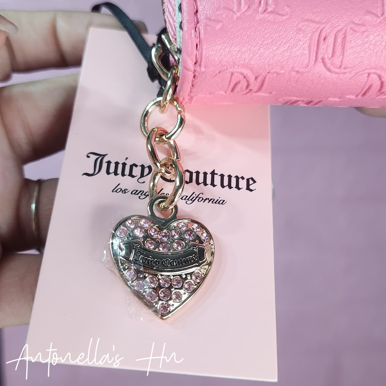 Juicy Couture Mochila y Monedero en Set Color Fuscia