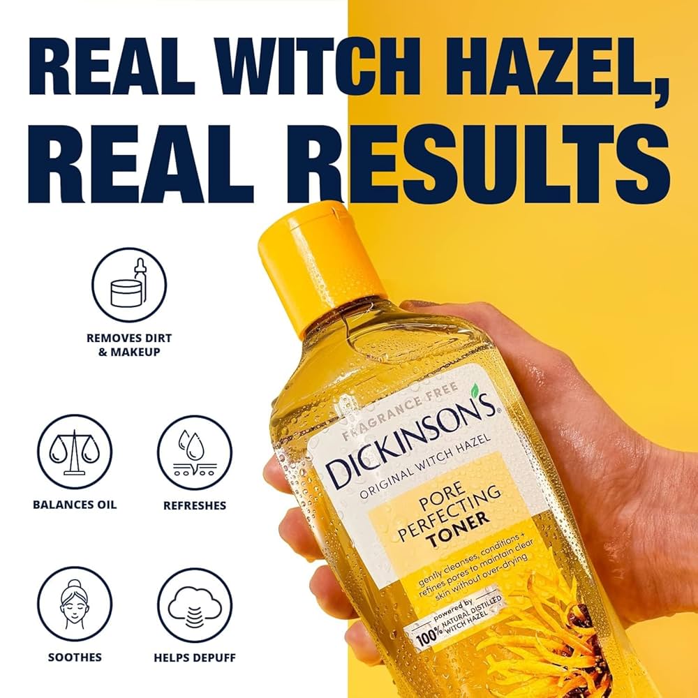 Dickinson´s Original with Hazel Pore Perfecting Toner 473ml - Tonico de Limpieza ayuda a minimizar los poros