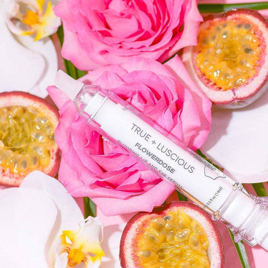 True & Luscious Flowerdose Lip & Eye Serum/Primer 14ml - Suero/Primer para Labios y Ojos