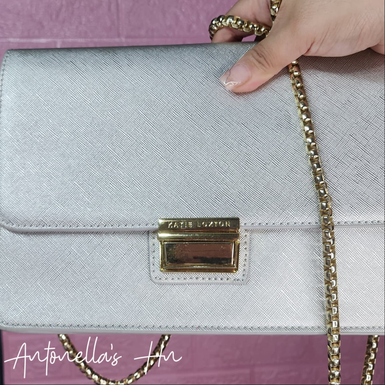 Katie Loxton Anya Bolso - Clutch Plateada