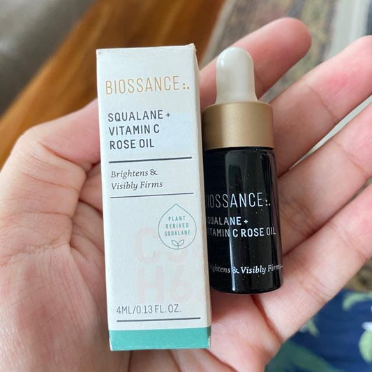 Biossance Squalane + Vitamin C Rose Oil 4ml - Suero de Squaleno y Vitamina C