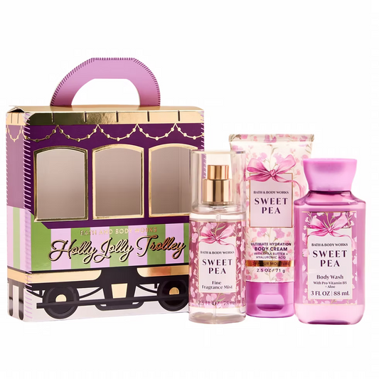 BATH & BODY WORKS Set Mini SWEET PEA (3 Pzas)