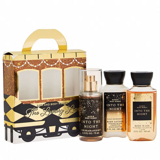 BATH & BODY WORKS Set Mini INTO THE NIGHT (3 Pzas)