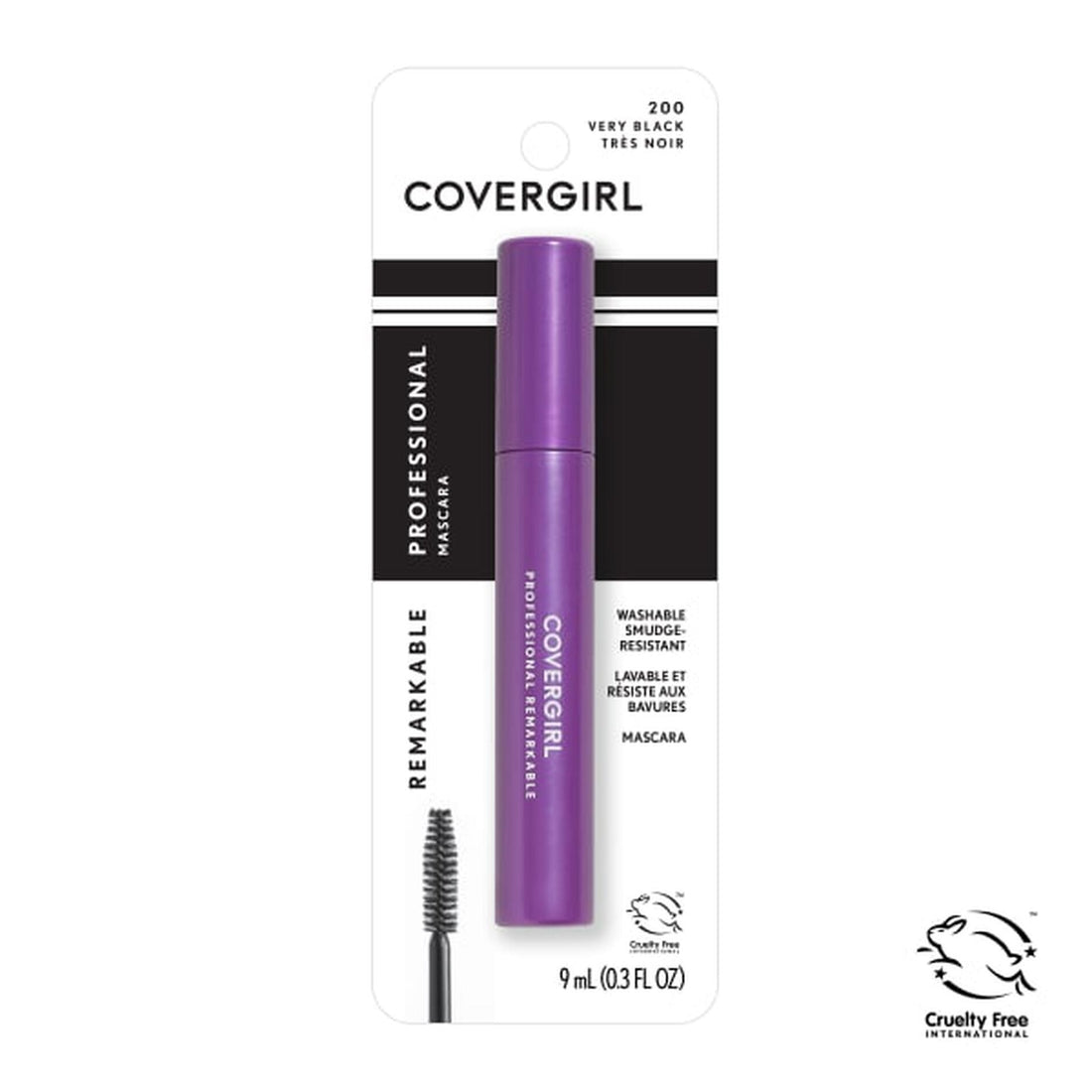 COVERGIRL Remarkable Very Black No.200 - Mascara Color Negro