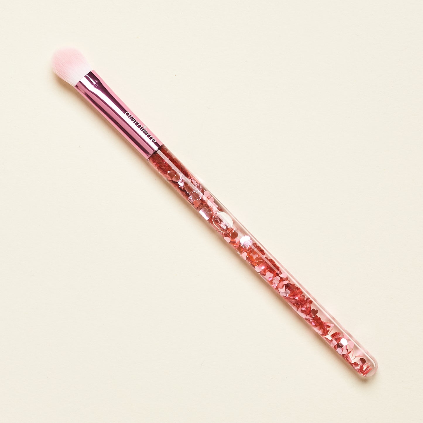 GLAMIERRE Pink Luxe Glitter Eye Brush Collection 4 brushes - Set de Brochas para Ojos con Estuche
