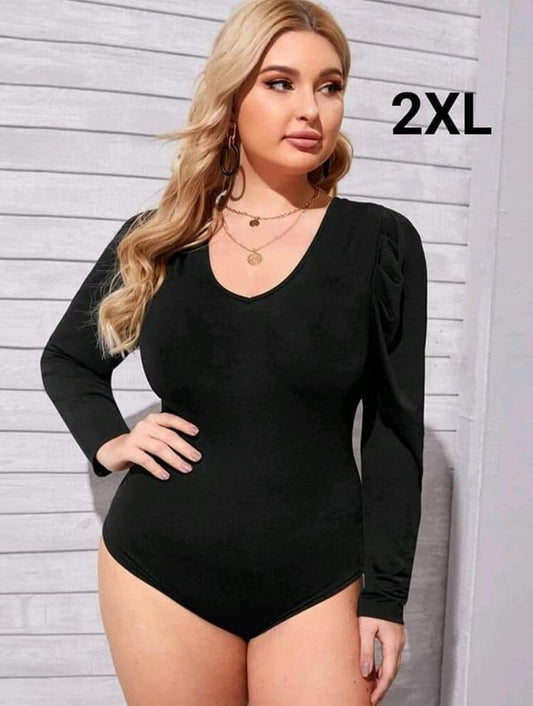 Leotardo Negro  - Stretch -  Talla 2XL