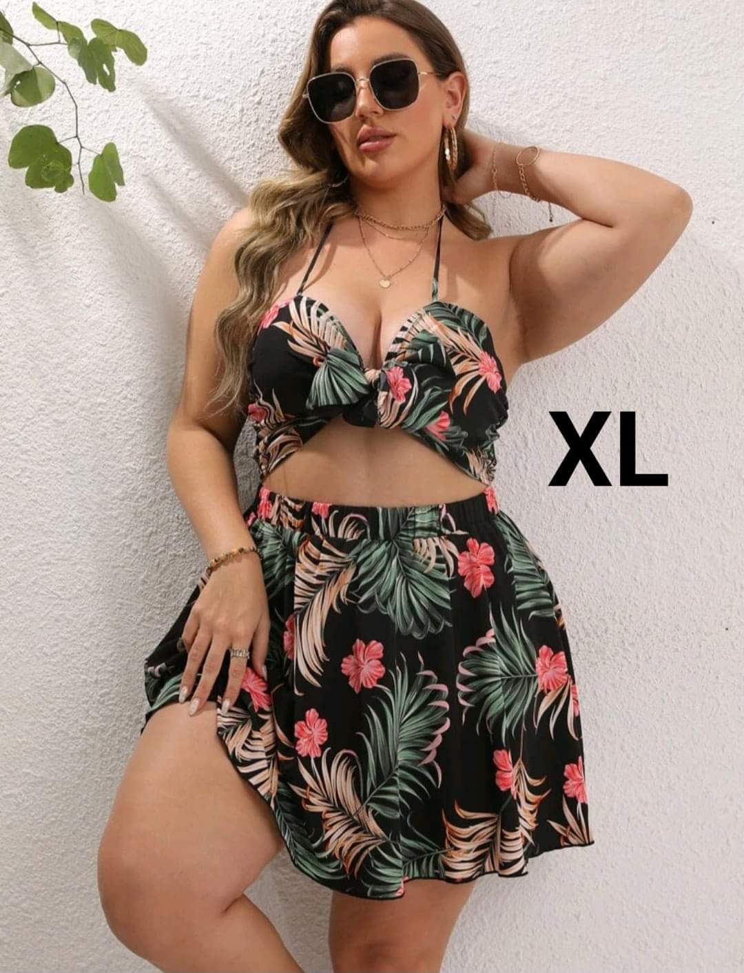 Coordinado Tropical - No Strech - Talla XL