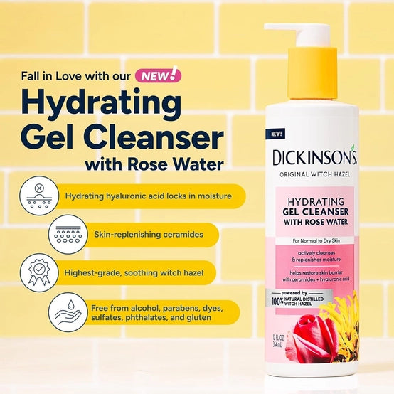 DICKINSONS Hydrating Gel Cleanser 354ml - Gel de Limpieza para Rostro