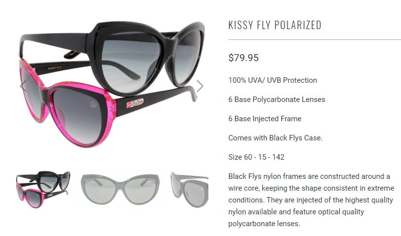 BlackFlys Lentes CatEye