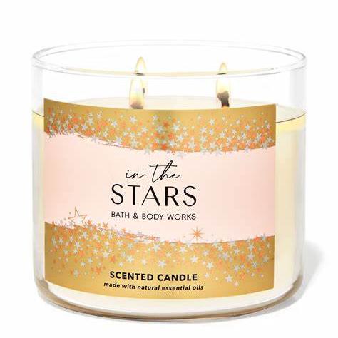 Bath & Body Works 3 Wick Candle IN THE STARS