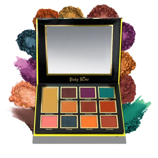 PINKY ROSE COSMETICS Sunflower Eye Shadow Palette - Paleta de Sombras para Ojos