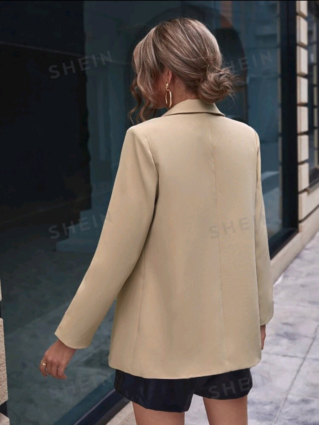 Blazer Beige  - No Stretch -  Talla XL