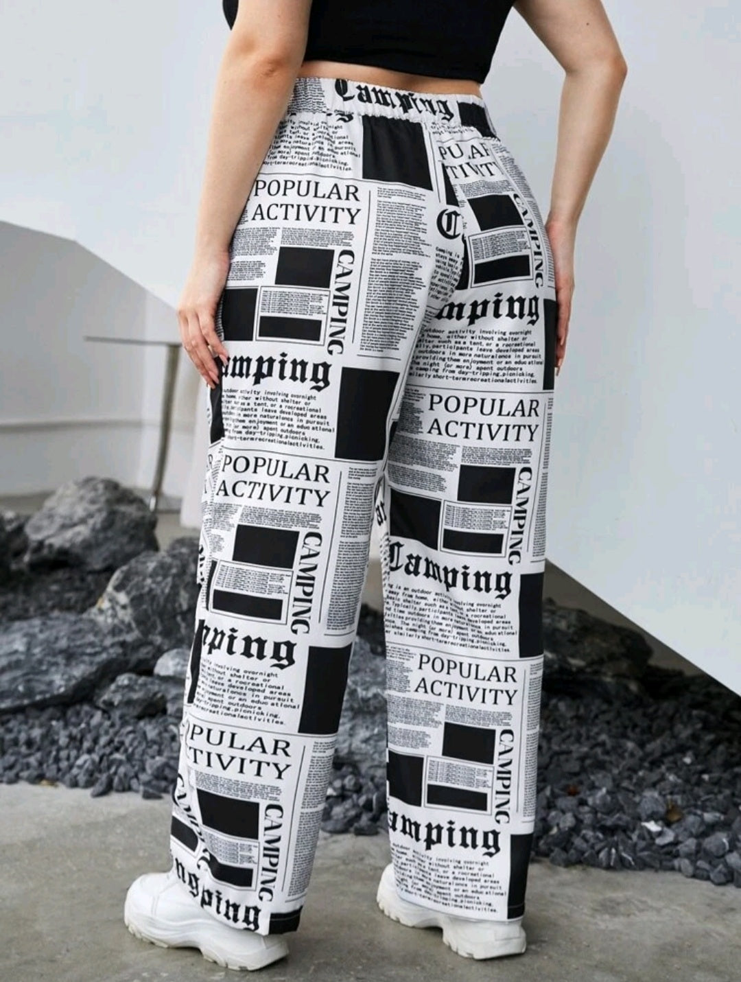 Pantalon Newspaper - No Stretch -  Talla XL