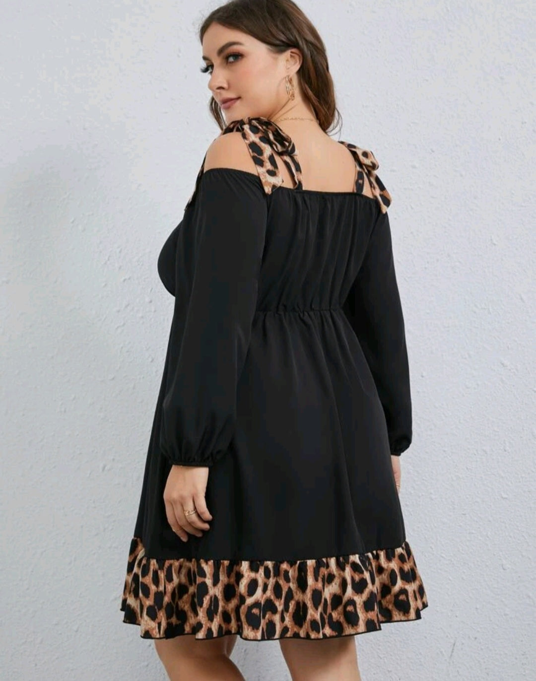 Vestido Animal Print  - Stretch - Talla 1XL