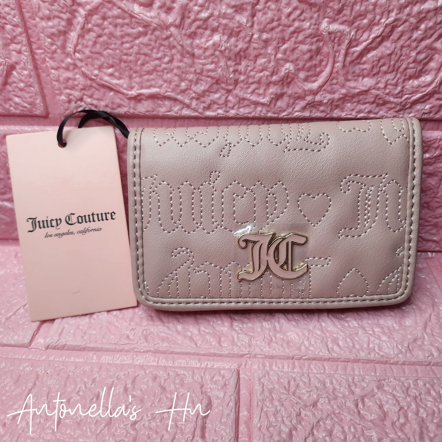 Juicy Couture Tarjetero - Monedero Rosa Nude