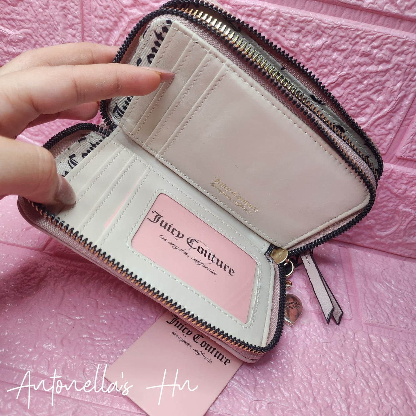 Juicy Couture Monedero Pequeño Rosa Nude