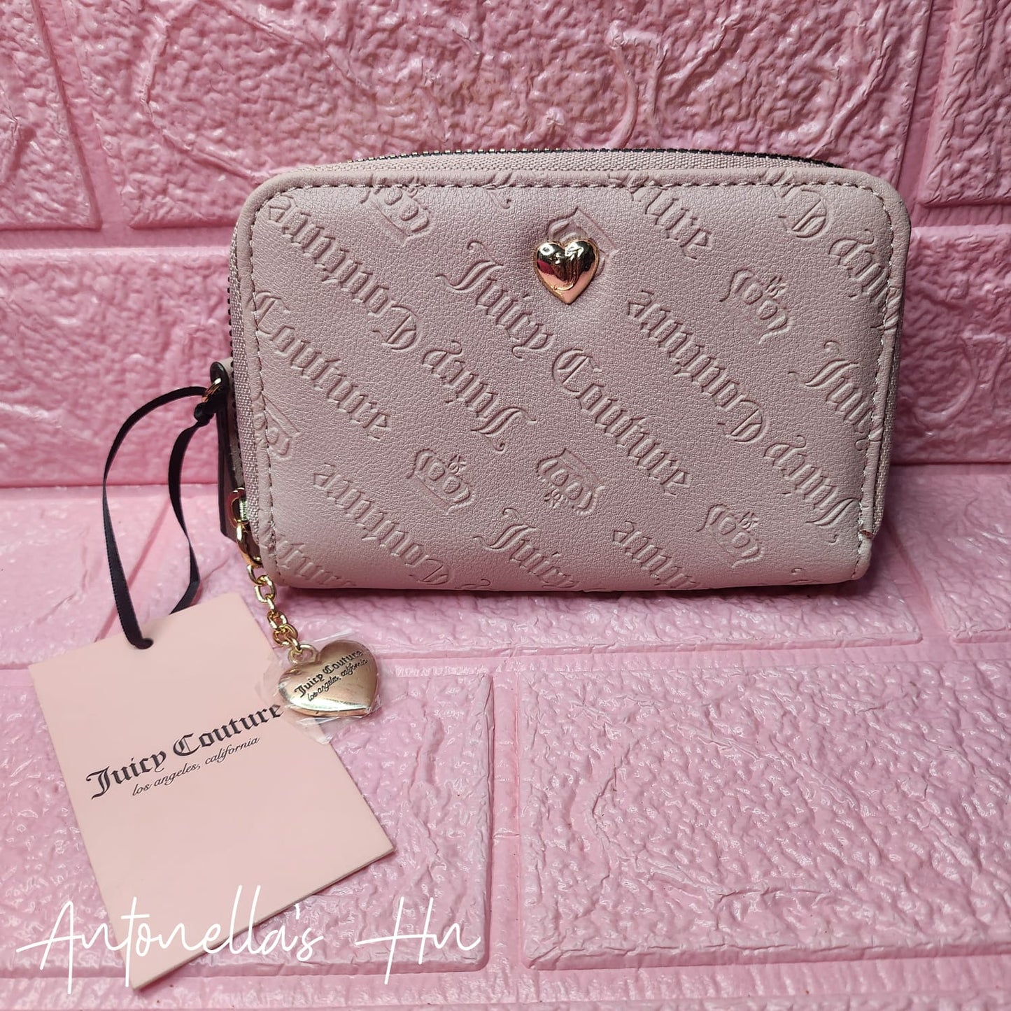 Juicy Couture Monedero Pequeño Rosa Nude