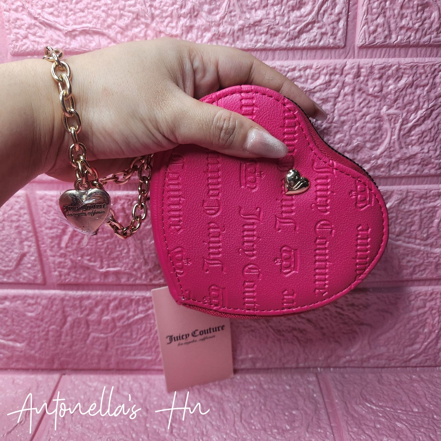 Juicy Couture Heart Wrislet Fuscia (Corazon)