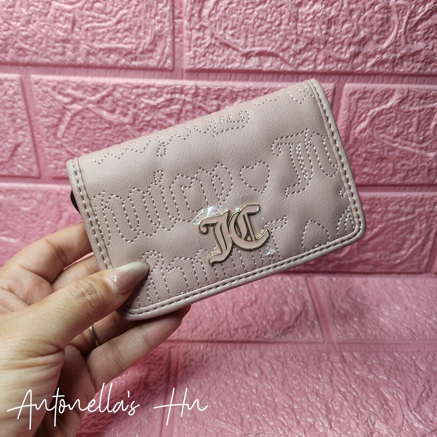 Juicy Couture Tarjetero - Monedero Rosa Nude