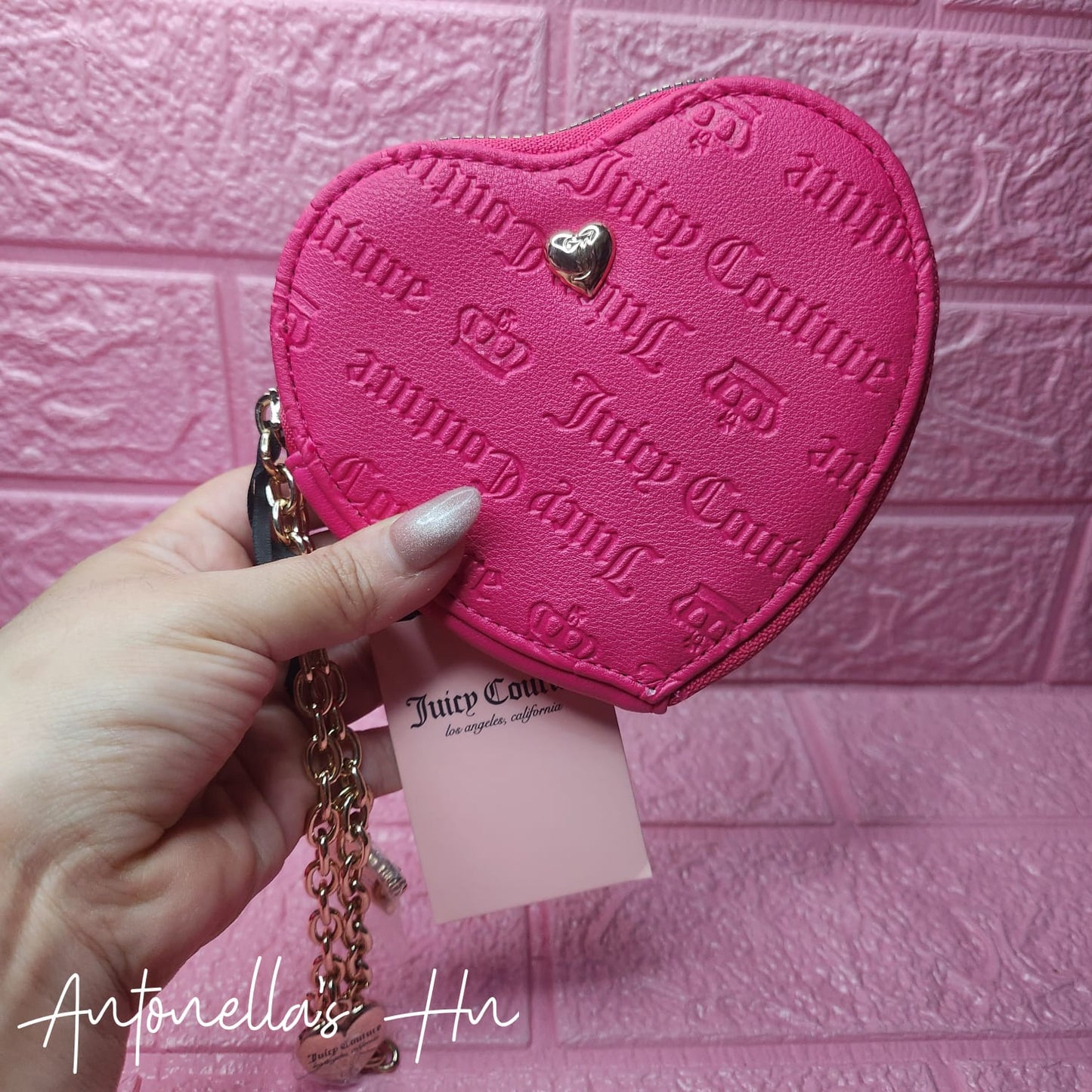 Juicy Couture Heart Wrislet Fuscia (Corazon)