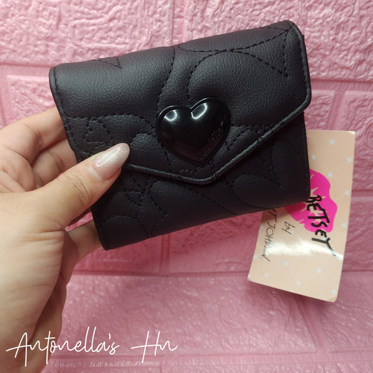 Betsey Johnson Monedero Negro