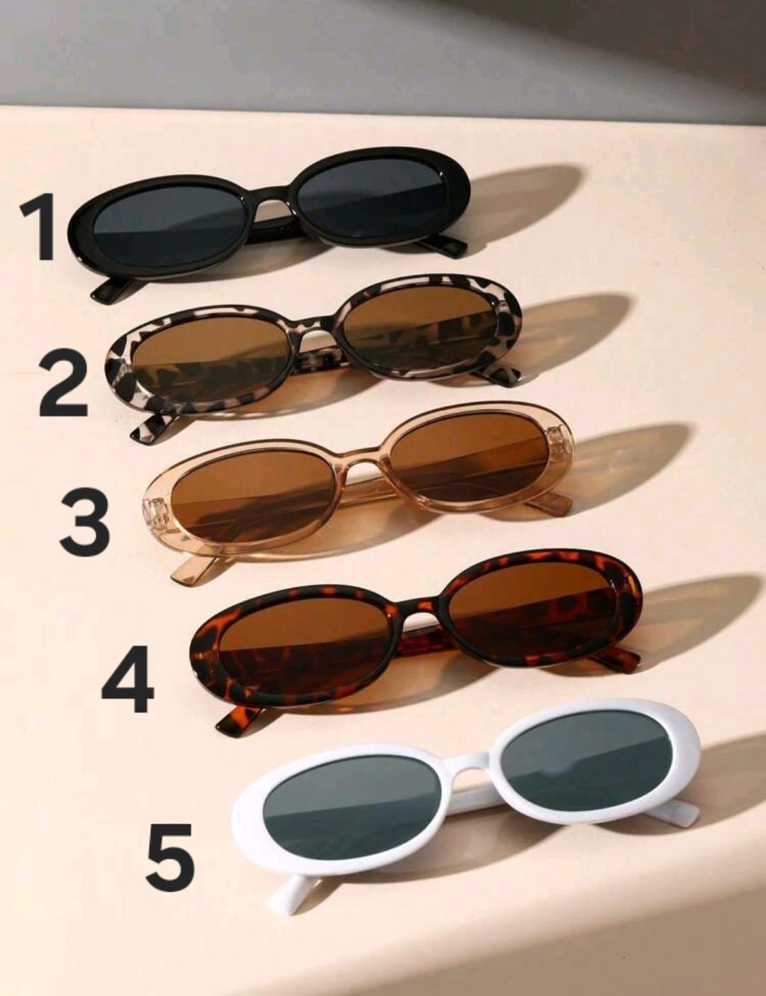 Lentes de Sol Ovalados