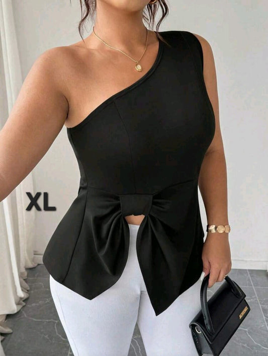 Top Negro- Stretch -  Talla XL