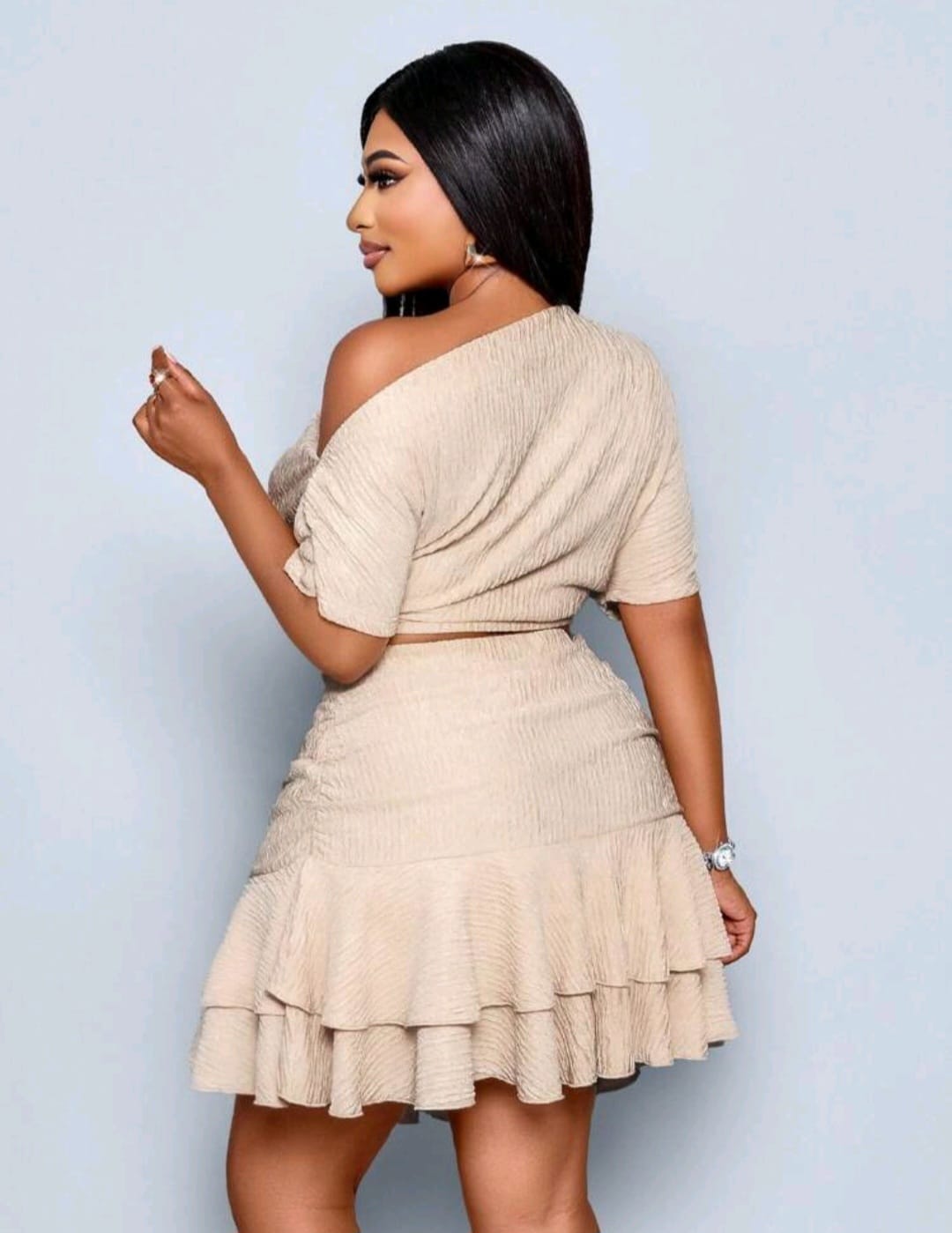 Coordinado Beige - Stretch - Talla XL