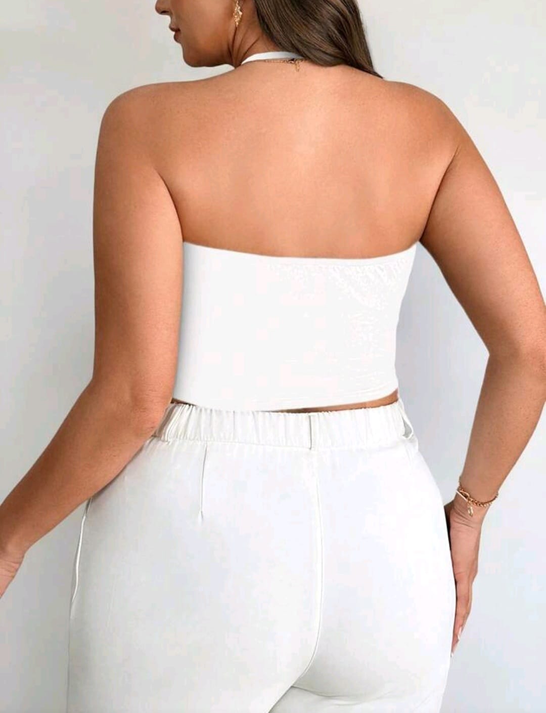 Top Blanco - Stretch -  Talla XL
