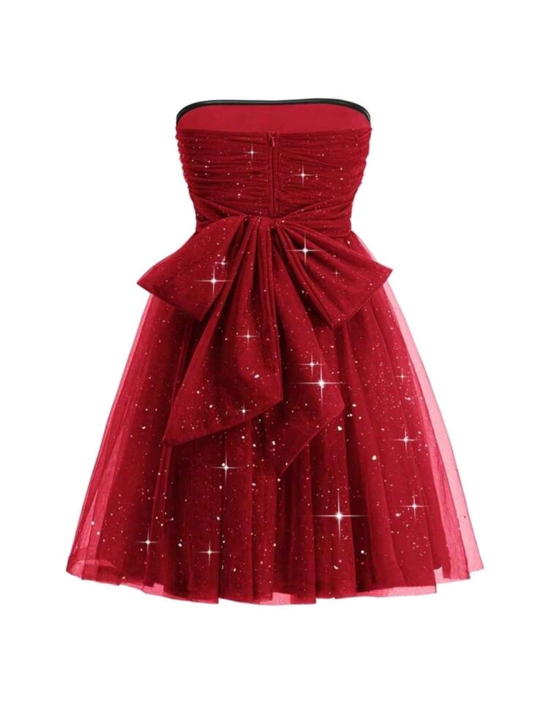 Vestido  Rojo - Stretch - Talla XL