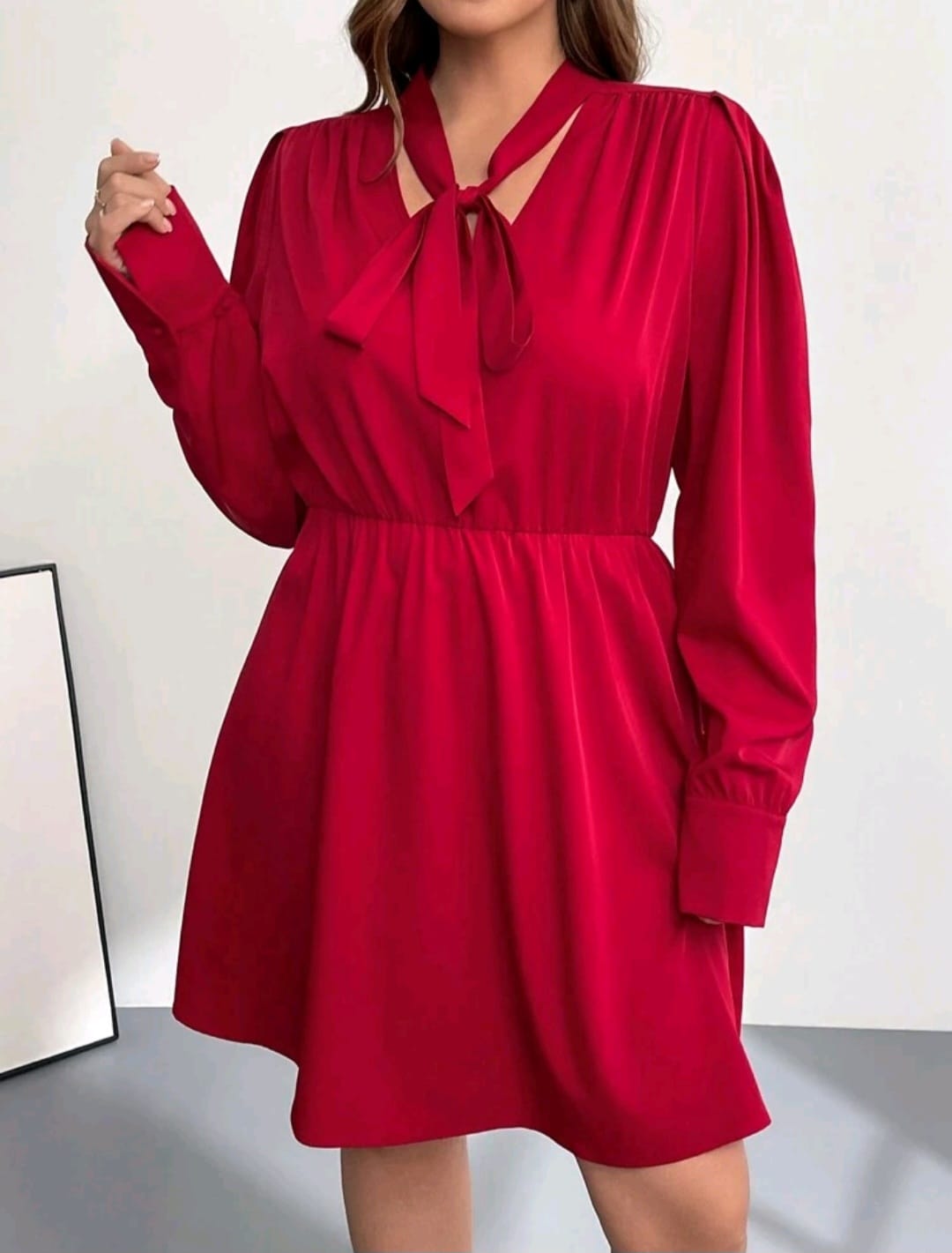 Vestido  Rojo - Stretch - Talla XL