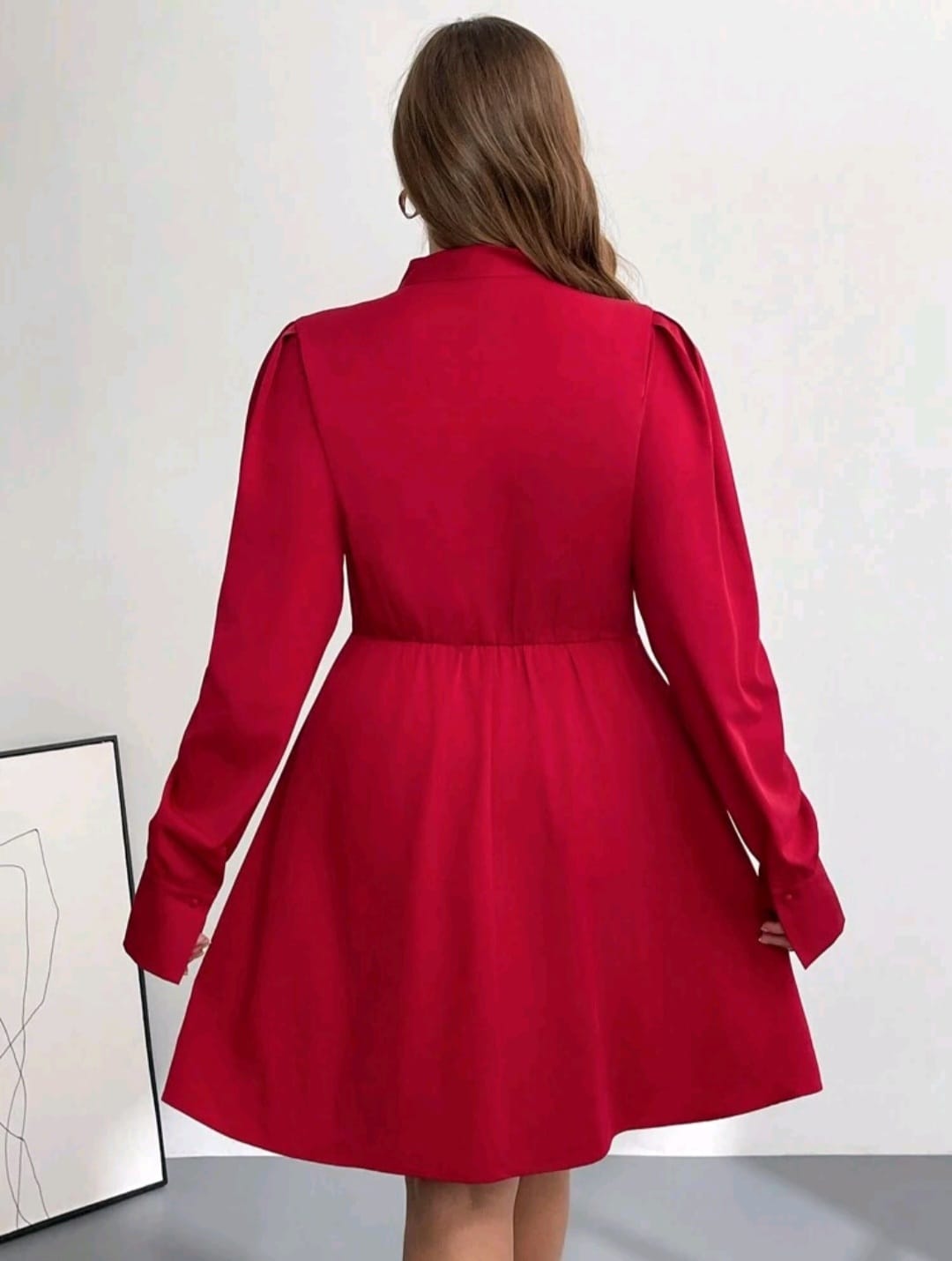 Vestido  Rojo - Stretch - Talla XL