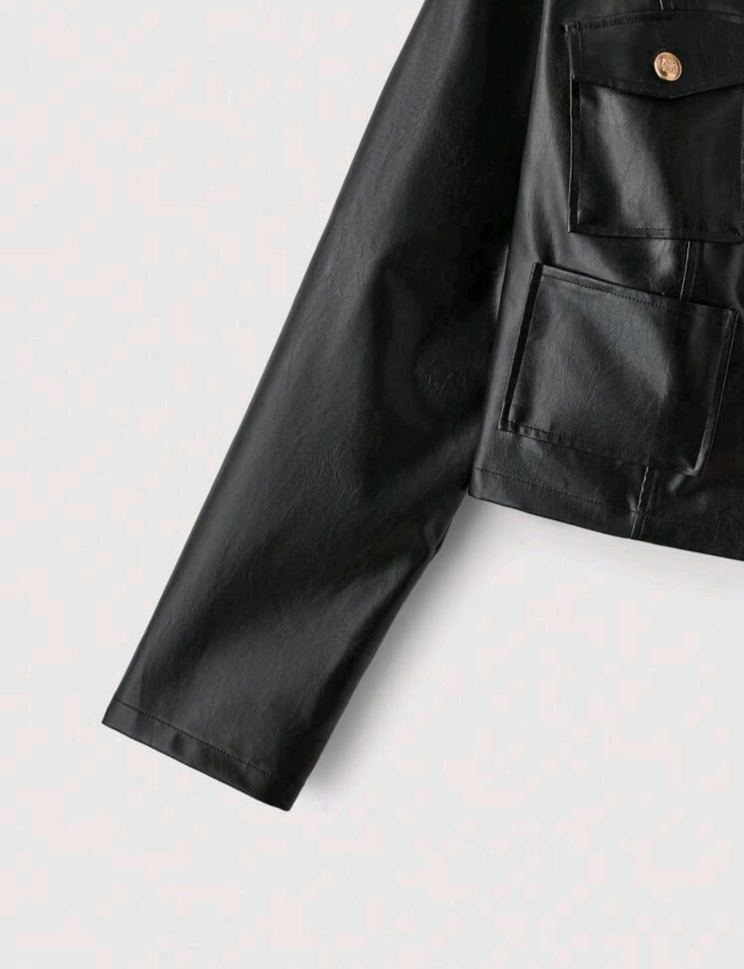 Blazer Chaqueta de Cuero - Poco Stretch -  Talla XL