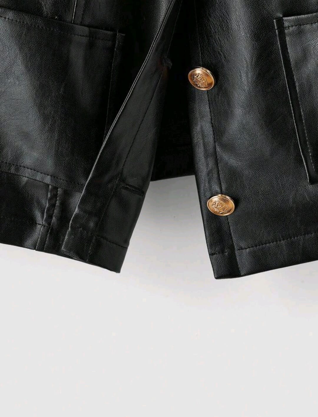 Blazer Chaqueta de Cuero - Poco Stretch -  Talla XL