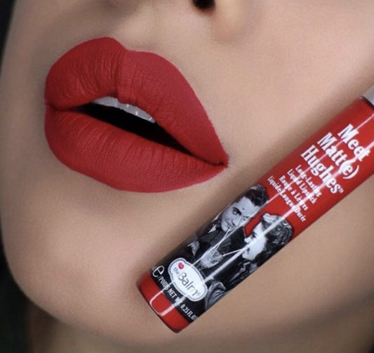 THE BALM Meet Matte Hughes in Loyal DEEP RED - FULL SIZE - Lip Matte