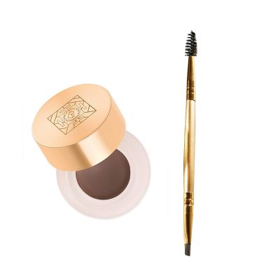BROW BAR BY REEMA PRO-BROW Pomade Kit DARK BROWN - FULL SIZE - Pomada para Cejas con Pincel Aplicador