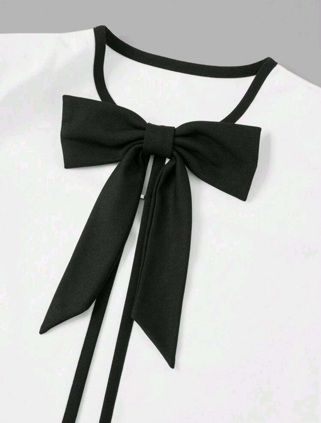 Blazer Doble Tono Blanco / Negro - Stretch -  Talla L