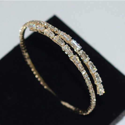 Pulsera Dorado con Cristales